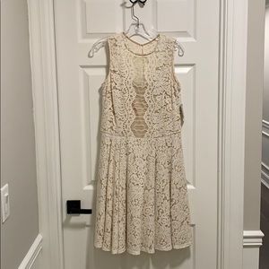 NWT ivory lace dress